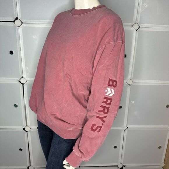 BARRY'S BERRY RED CREWNECK SWEATSHIRT – BARRY'S SHOP Size Large - Picture 2 of 12